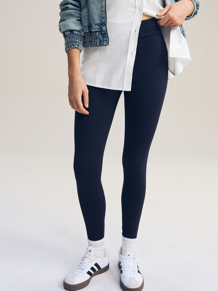 Navy Ponte Legging | Navy Blue