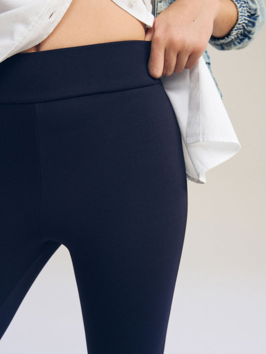 Navy Ponte Legging | Navy Blue