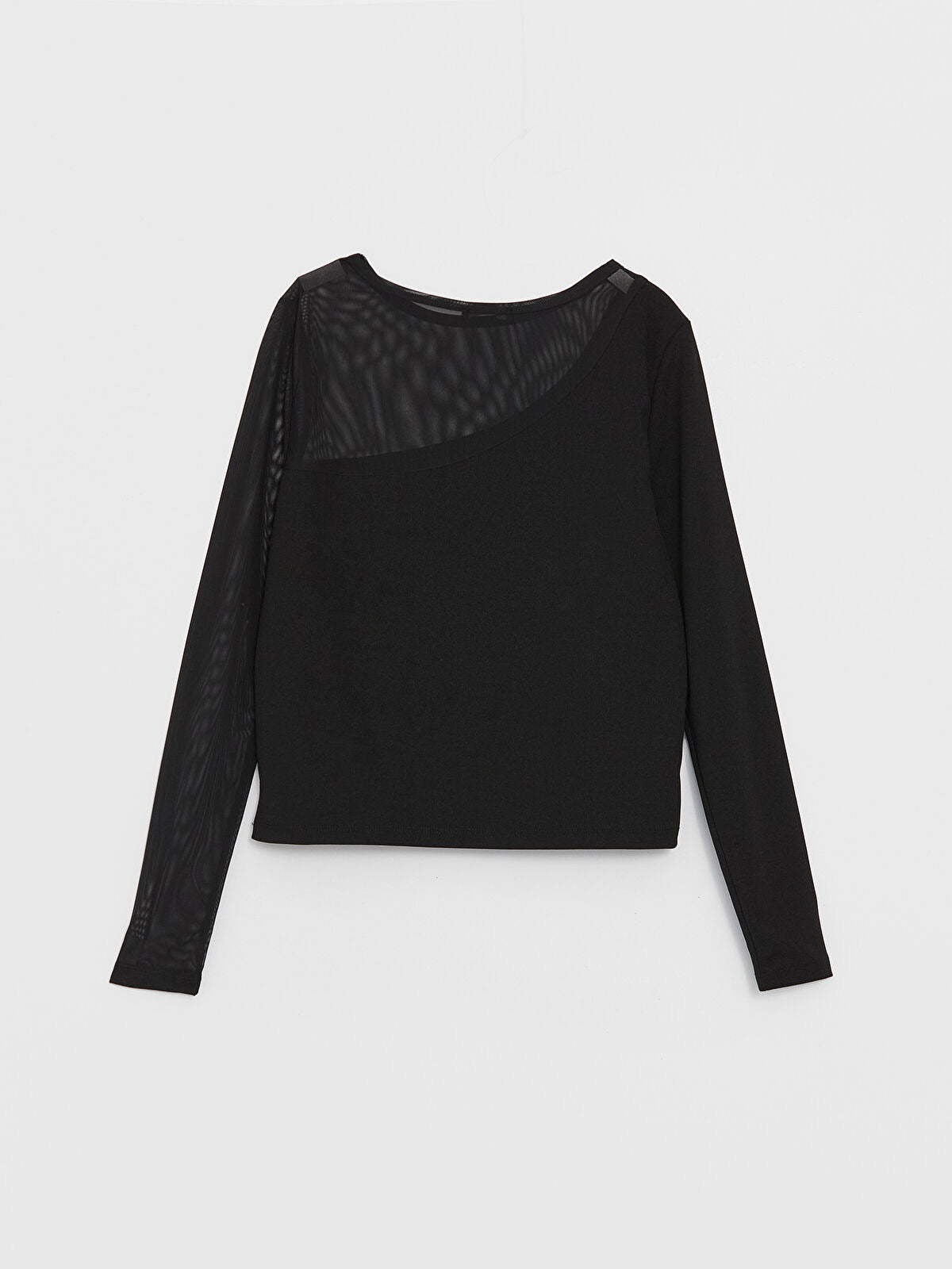 Black Dimond Crew Neck Tops | Full Sleeve