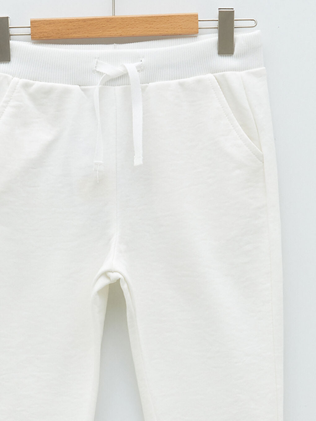 Men Premium Baggy Joggers | Cream White