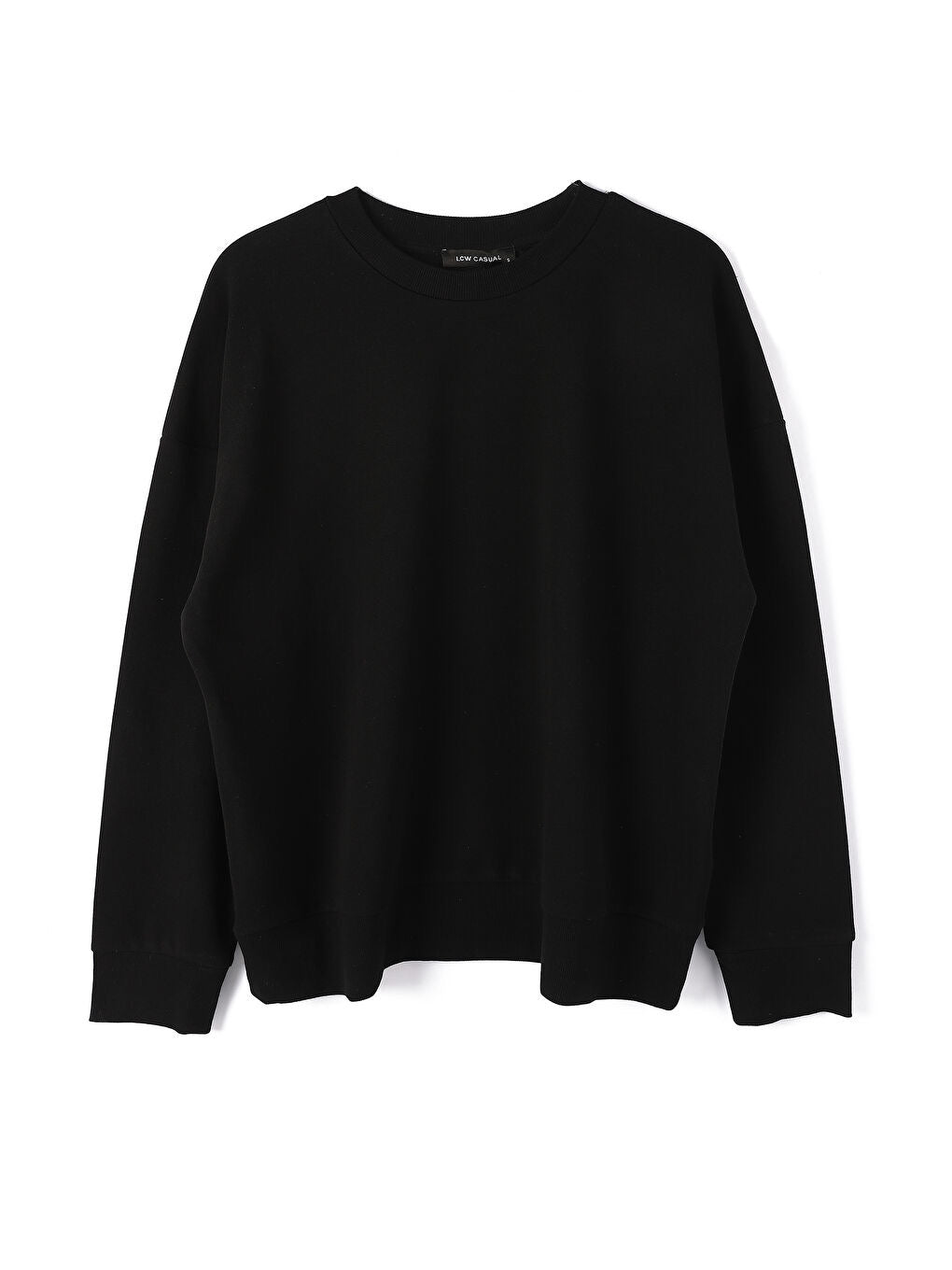 Ladies Boyfriend Oversized Sweatshirt | Black
