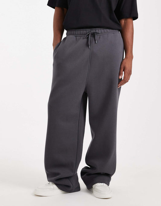 Mens Premium Baggy Joggers | Dark Grey