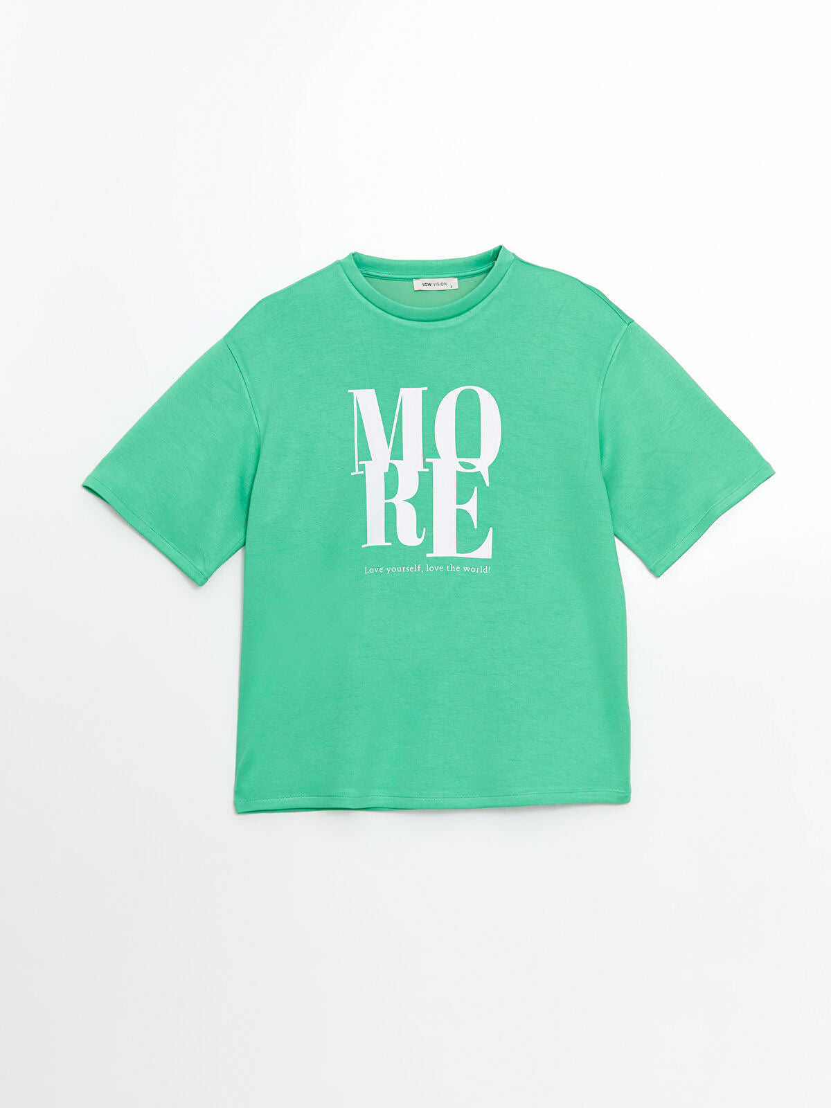 MORE  Ladies Oversized Sweat Tee | GREEN