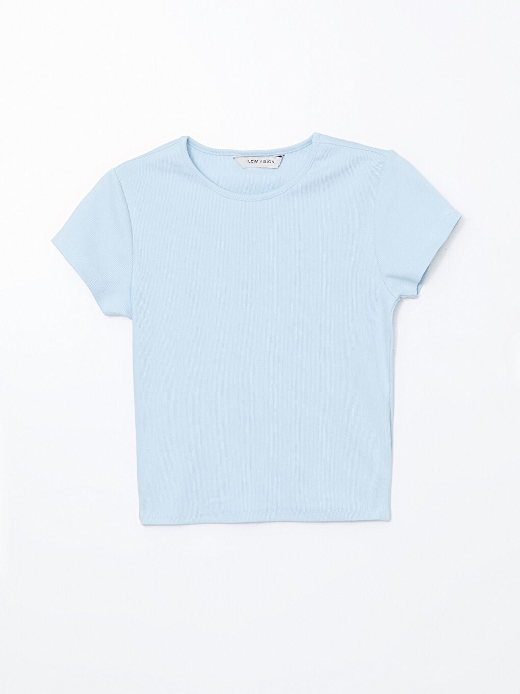 Sky blue Crop Top