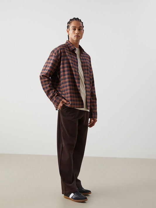 Men Premium Baggy Joggers | Coffee