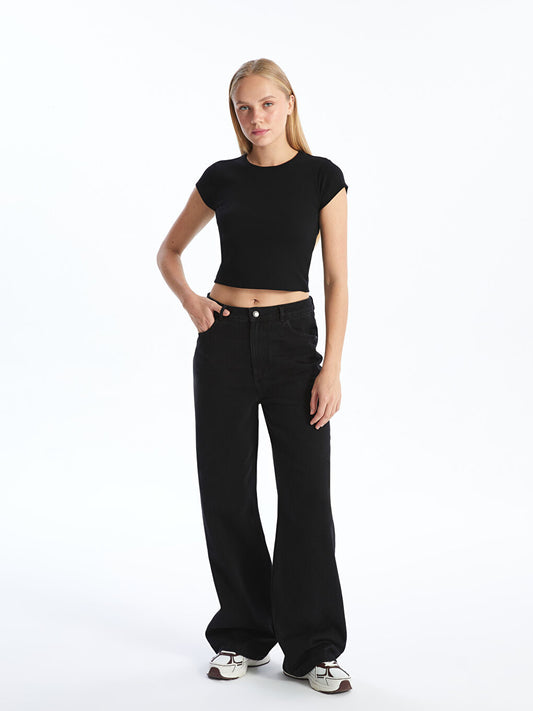 Black Crop Top
