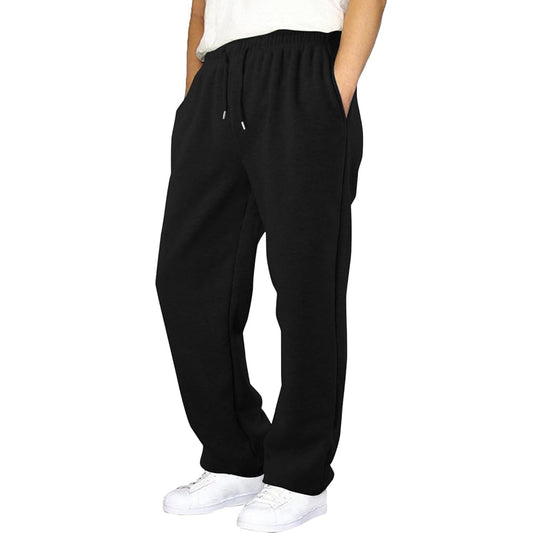 BRUSHED Baggy Sweatpants | Black